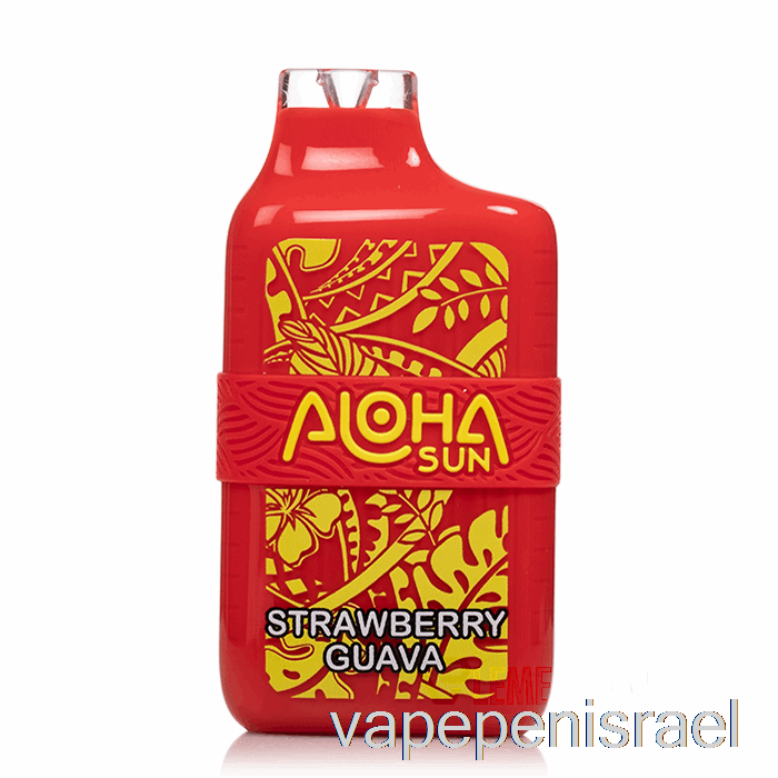 חד פעמי Vape Israel Aloha Sun 7000 גויאבה תותים חד פעמית
